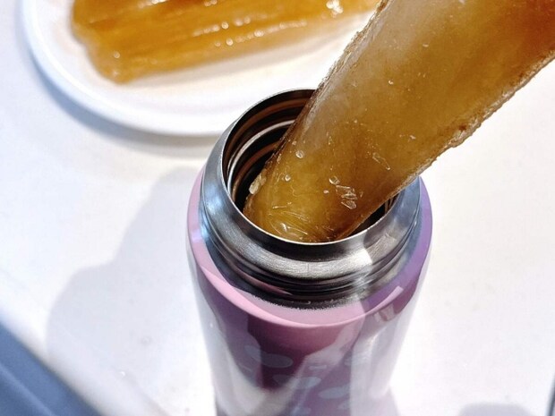 麦茶で「氷棒」