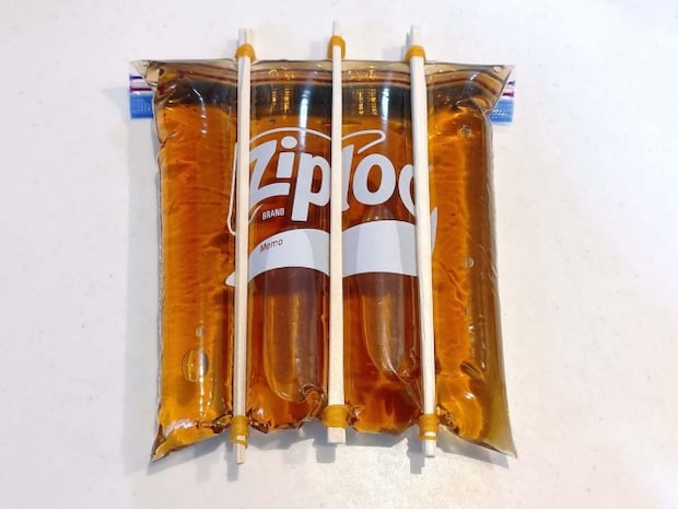 麦茶で「氷棒」