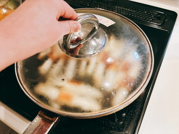 ちくわのえのき詰め照り焼き