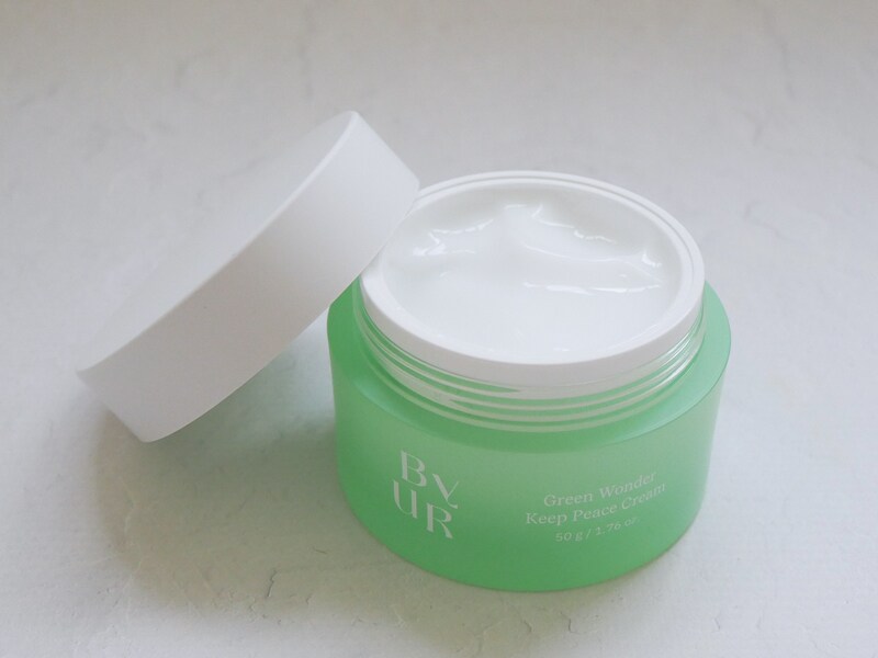 ByUR スージンググリーン クリーム 効果