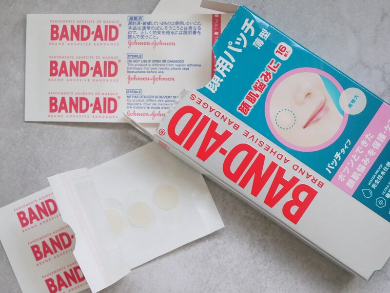 バンドエイド 顔用パッチ ニキビ用