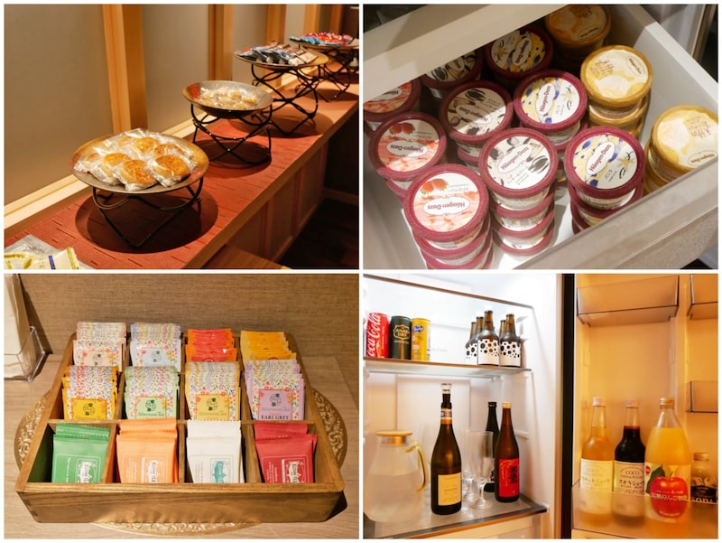 鬼怒川グランドホテル 別館 プレミアムラウンジ 食事 飲み物