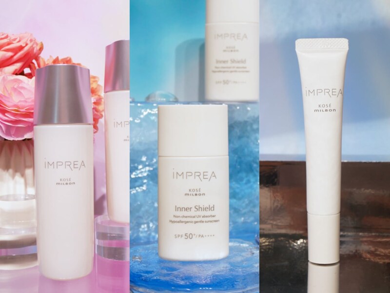 iMPREA（インプレア）より美白ケア化粧液と日やけ止め美容液が登場！5月には薬用美白美容液も