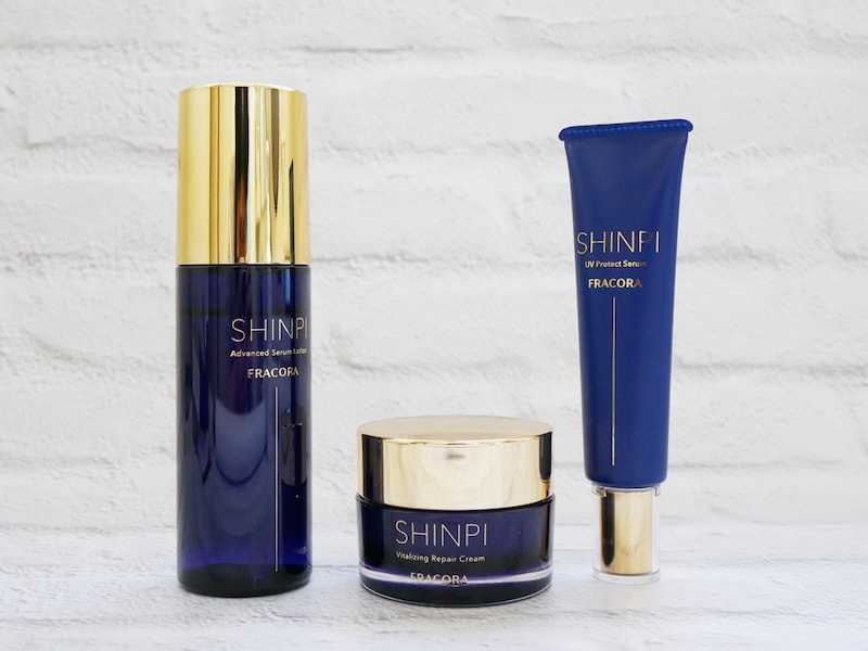 FRACORA SHINPI（フラコラ シンピ）から化粧水、クリーム、日中用UV美容液が誕生