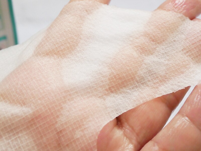 セザンヌ ナチュラルクリアマスク シート 表裏