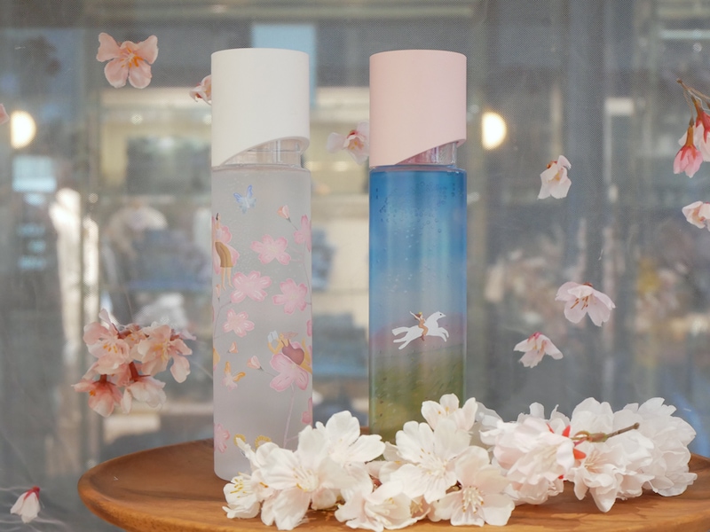 表参道のオルビスで「SAKURA ART EVENT」開催中!田中マリナさんコラボの限定化粧水ボトル