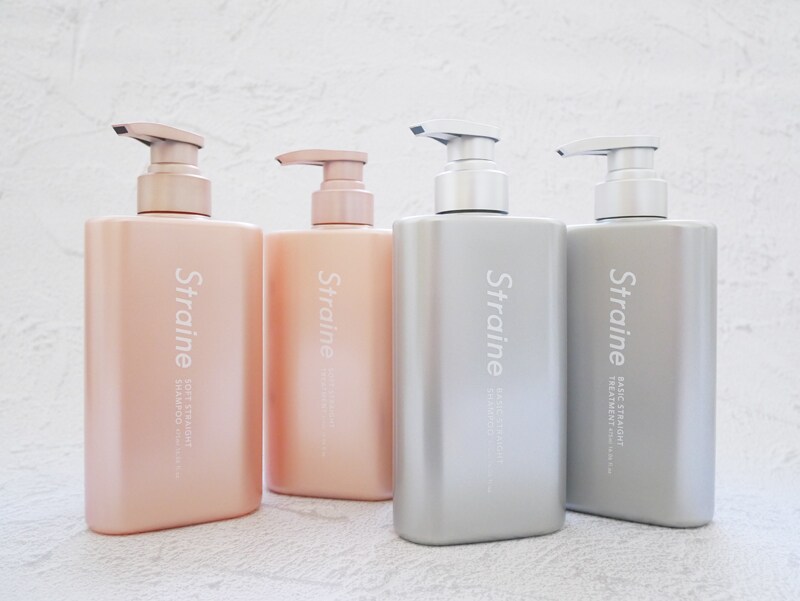 ストレートヘア専用シャンプー ストレイン ピンクとシルバーの違い