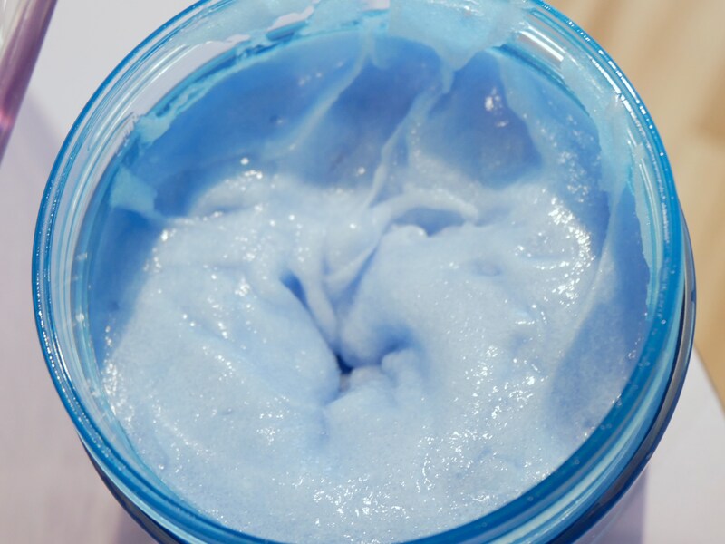 YOLU ボディスクラブ 水色 リラックスナイトケア