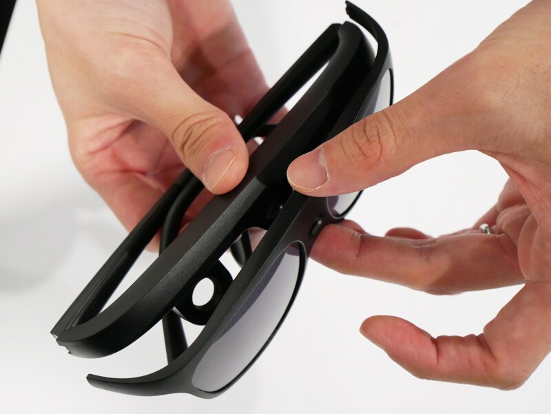 ヴィクシオンツー サングラス 装着方法