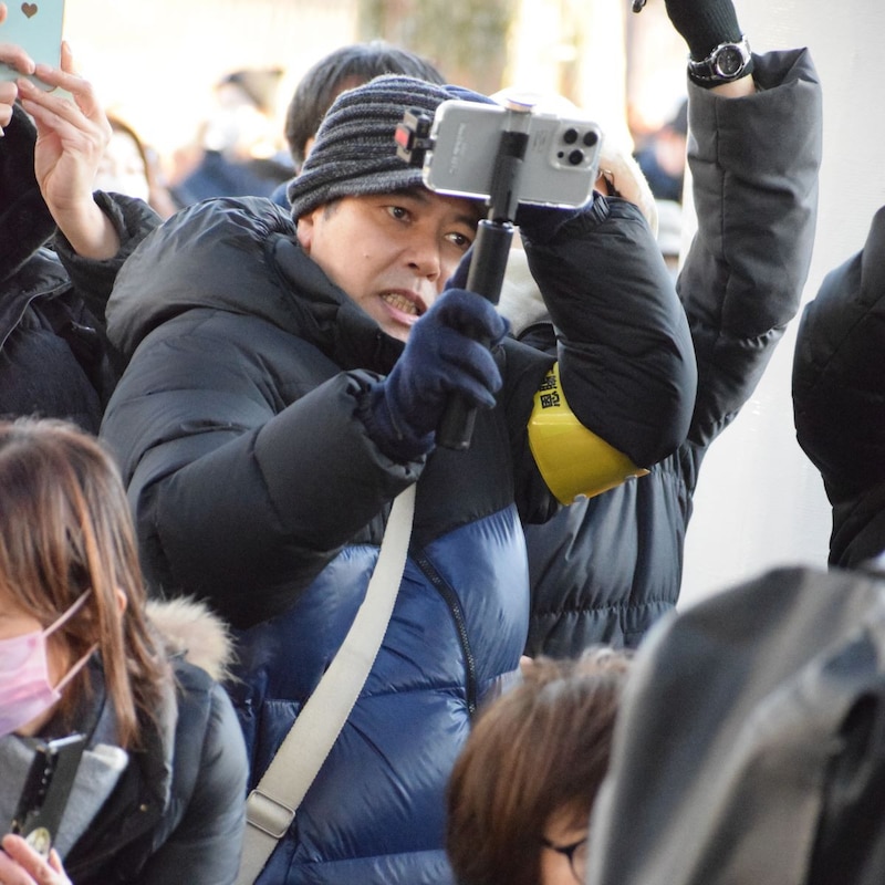 【発見撮】パンダ観覧最終日の上野動物園でデンジャラス・ノッチの姿をキャッチ!還暦過ぎても「子煩悩パパタレ」で食いっぱぐれナシ!?