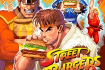 ガイルの頭上に「大爆笑」　マクドナルド商品を堪能するリュウ、春麗ら4人のイラストに反響