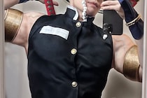 【画像】え…っ！「色気ヤバい」　こちらが『鬼滅の刃』宇髄天元の美麗コスプレです（5枚）