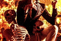 「ラスボス感すごっ！」『鬼滅の刃』　炎の中でドクロを抱く「無惨さま」のコスプレが圧巻