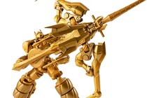 【画像7枚】聖獣の姿も再現　こちらが立体化された金ピカの電童＆輝刃です