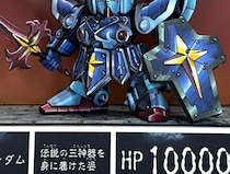 「まるでイラストみたい！」『SDガンダム』カードダス再現の“騎士ガンダム”立体化に「カッコ良すぎ」と絶賛の声