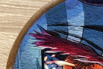 『鬼滅』刺しゅうで再現された猗窩座の瞳←「神がいる…」と絶賛！　瞳に映る炭治郎の“表情”まで再現