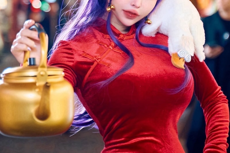 「ボディライン完ぺき」『らんま1/2』“シャンプー”妖艶チャイナ姿のコスプレイヤーに「かわいい」「異次元スタイル」