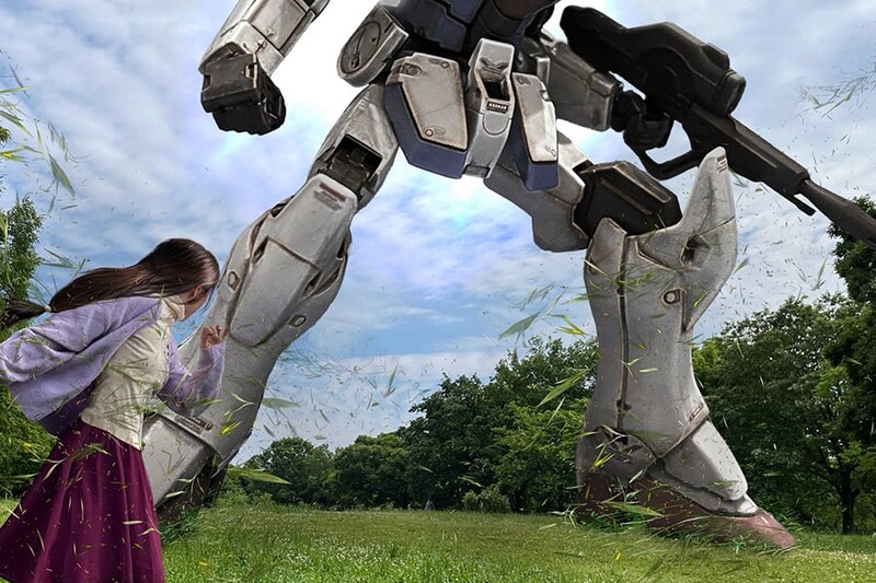 「クオリティーやばっ」ガンプラとコスプレを合成すると…“奇跡的な1枚”に「スゴイ躍動感」「最高です」