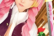 「再現度たかっ！」『鬼滅の刃』甘露寺蜜璃の美麗コスプレイヤーに「かわいい」と称賛の声