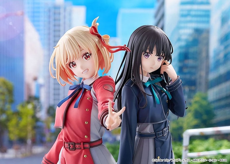 「とてもよき」立体化　『リコリコ』のふたり揃っておなじみのビジュアル再現「買い」