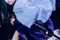 「愛らしい美貌！」『鬼滅の刃』栗花落カナヲの美麗コスプレイヤーに「躍動感すごっ」「最高」
