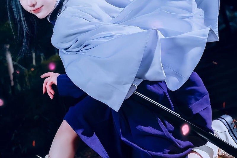 「愛らしい美貌!」『鬼滅の刃』栗花落カナヲの美麗コスプレイヤーに「躍動感すごっ」「最高」