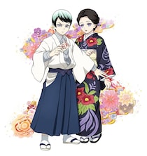 『鬼滅の刃』“ピリつく2人”再現に絶賛　珠世、愈史郎、しのぶの衝撃オフショットに「クオリティえぐっ！」
