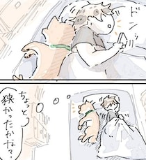 【漫画】自宅に“くっつき虫”出没…！　飼い主が背中に感じた愛犬の愛ある行動とは？【作者インタビュー】