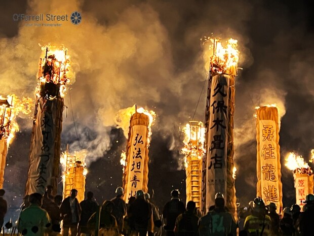 夜空を焦がす火祭り【福島】圧巻の須賀川松明あかし