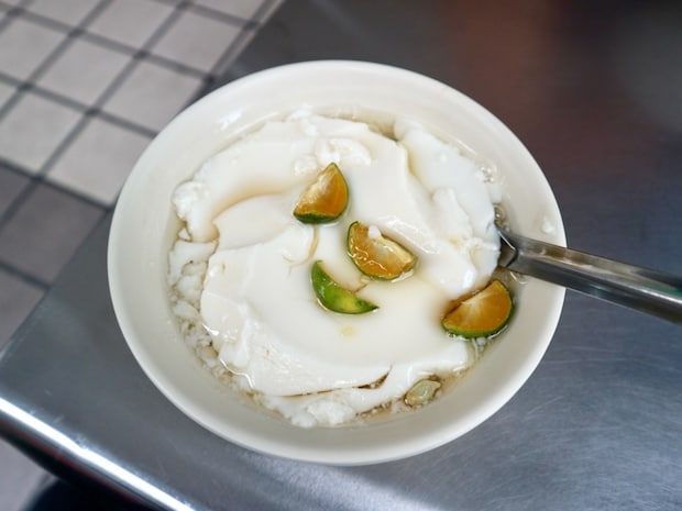 【台湾】高雄で絶品金柑豆花を「鹽埕吳家金桔豆花」