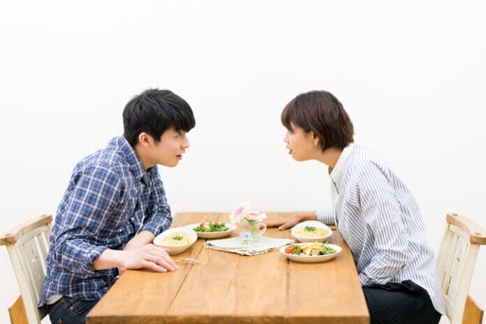 ①仕事の話が多い