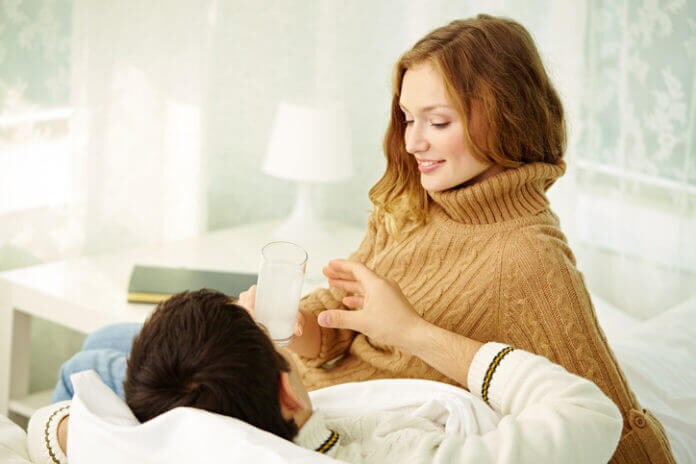 つきっきりで看病