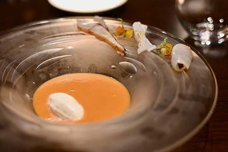 ガスパチョ・本日の魚