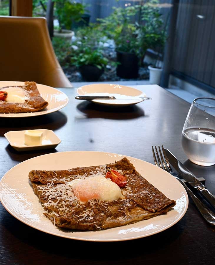 福井県産そば粉のガレット