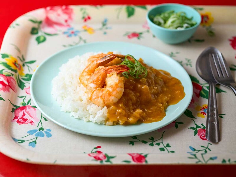 台南発祥のローカルグルメをアレンジした「成城石井自家製 濃厚海老ソースの台湾風蝦仁飯（シャーレンハン）」863円（10月15日発売）