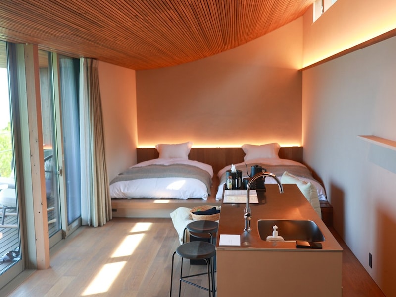 　チェックインして案内された客室は、わずか4室だけのヴィラ！