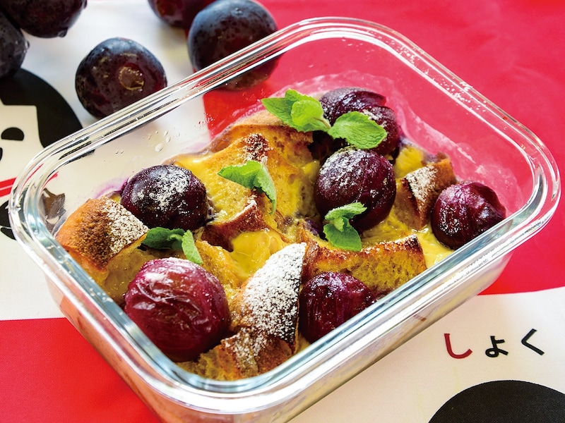 「ピオーネのメープルパンプティング」　提供／JA晴れの国岡山