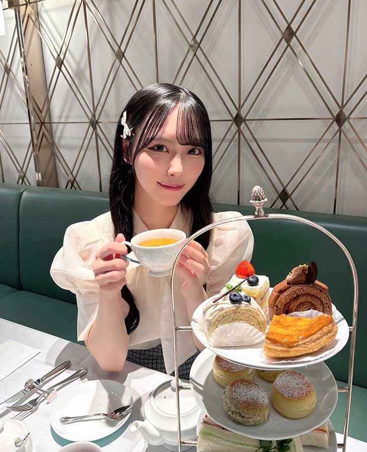 紅茶「GREEN TEA WITH LEMON」がさっぱりしていて美味しい！