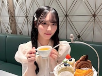 【STU48吉田彩良さん】絶品スコーンがお気に入り！本場のアフタヌーンティーを楽しんだ日/私が恋する白いカフェVol.6