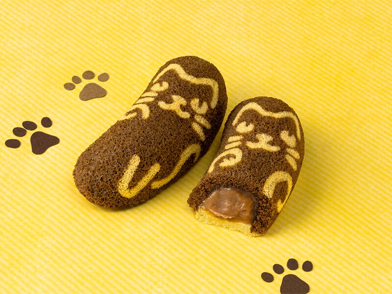 東京ばな奈「東京ばな奈ぶにゃんこ チョコバナナ味、見ぃつけたっ」4個入 734円／8個入 1350円