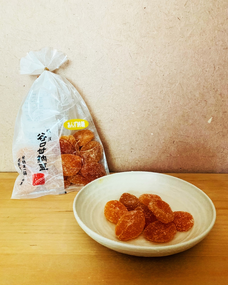 「あんず糖」540円。原材料はあんずとグラニュー糖のみ