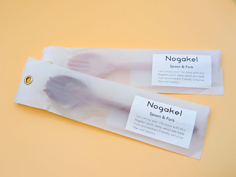 「Nogakel Spoon＆Fork」各550円