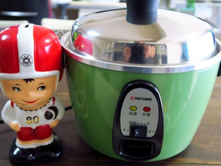 レトロな見た目も人気を博している大同電鍋