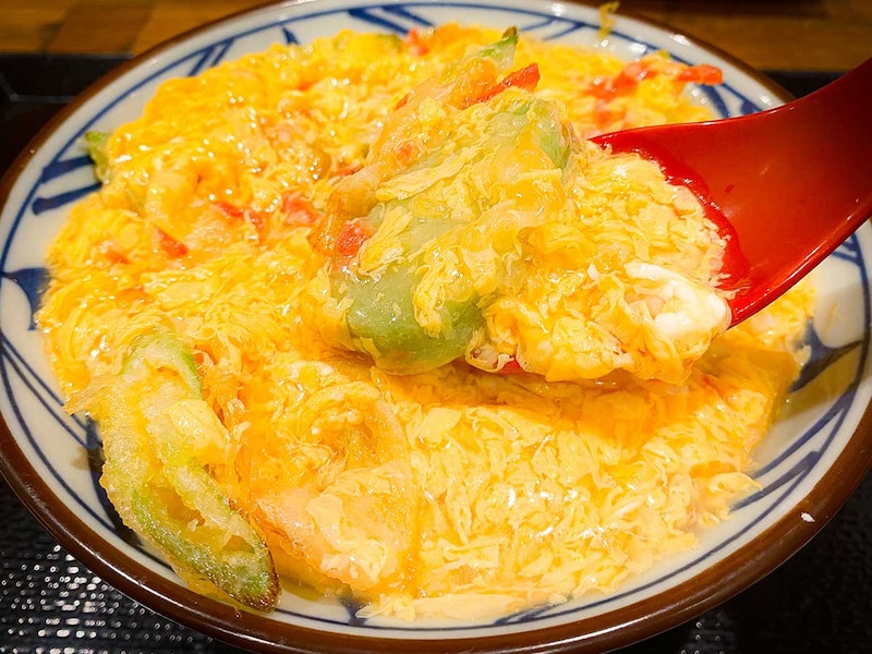 京都府：黒煎り七味香る、衣笠（きぬがさ）風あんだくうどん