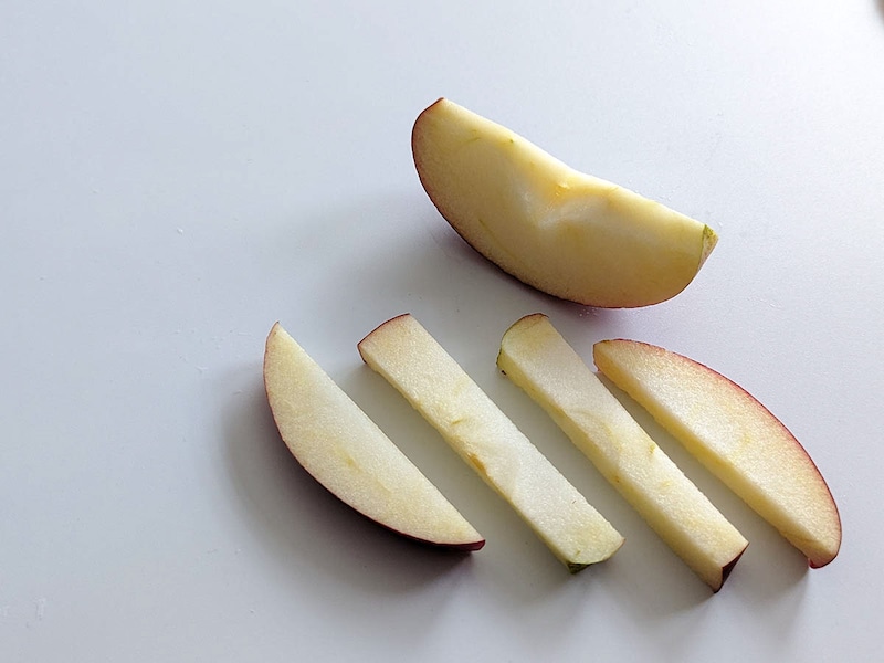 スティック切りも満遍なく美味しいところを味わる