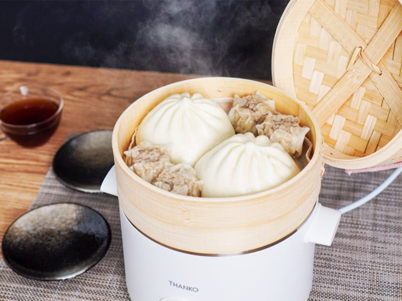 せいろ蒸しだけでなく、電気鍋単独での調理もできます