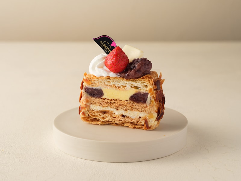 1ピース 750円。お店の看板スイーツがスペシャルな“あんバタ”仕様に