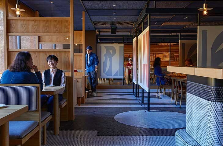 モダンで居心地の良い『Mr.Maurice’s Italian』の店内