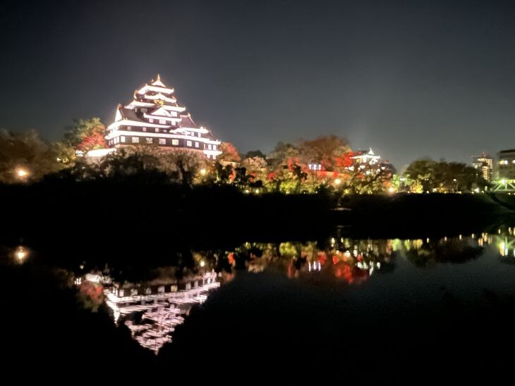 お城×紅葉の情景は、日本ならでは。
