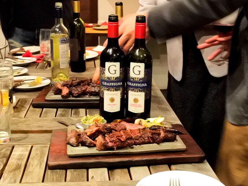 アルゼンチン牛のステーキ